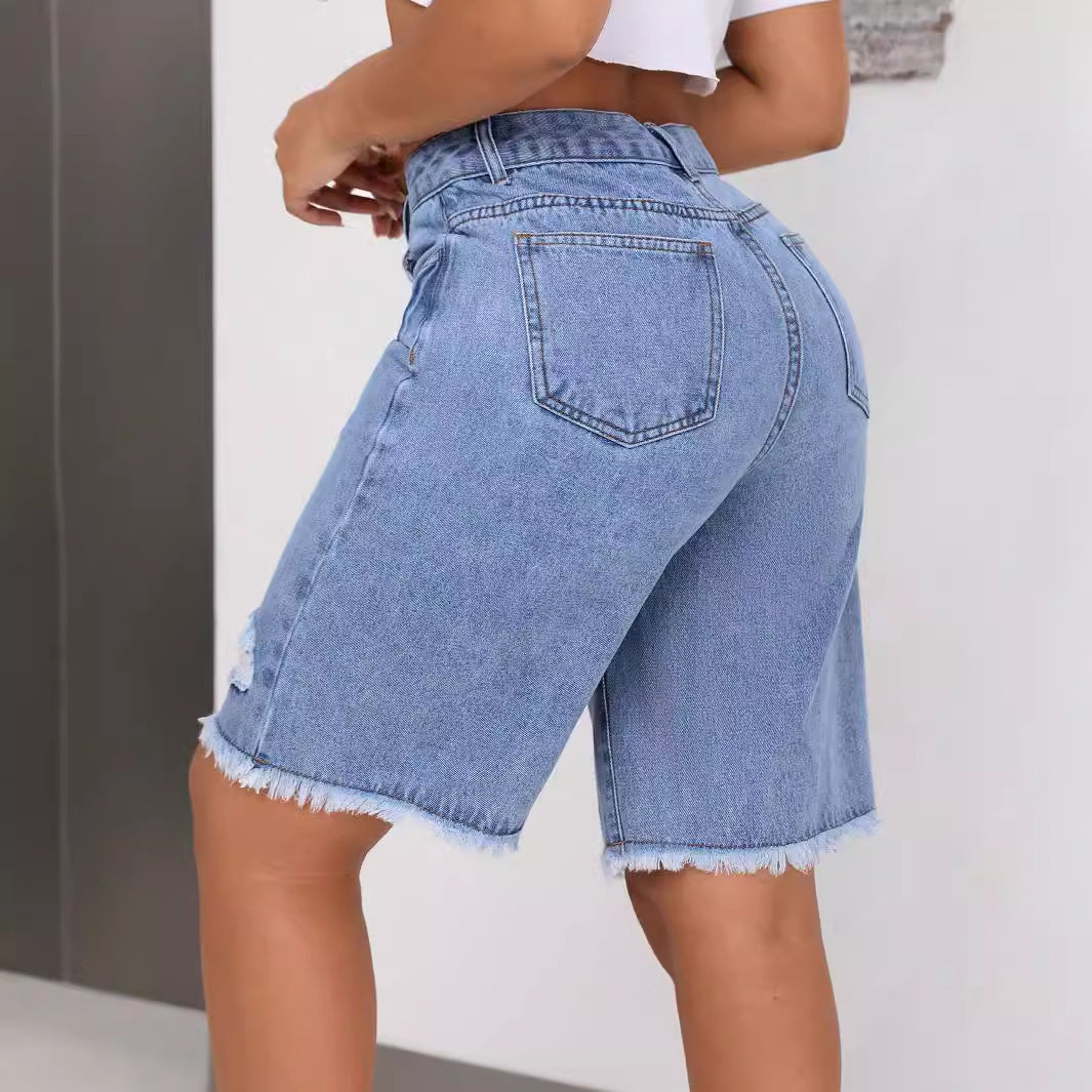 Casual Ripped Jorts