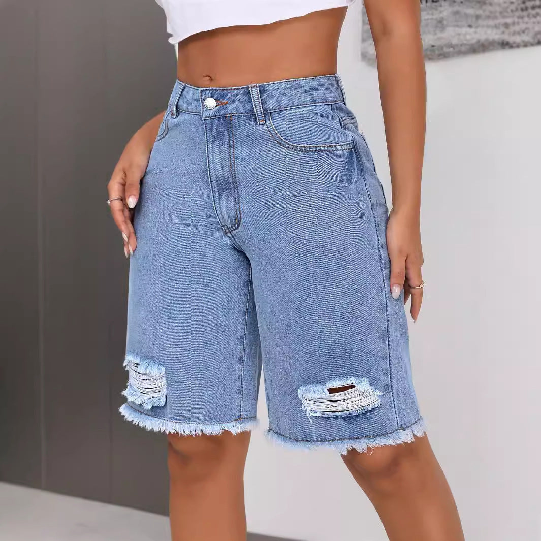 Casual Ripped Jorts