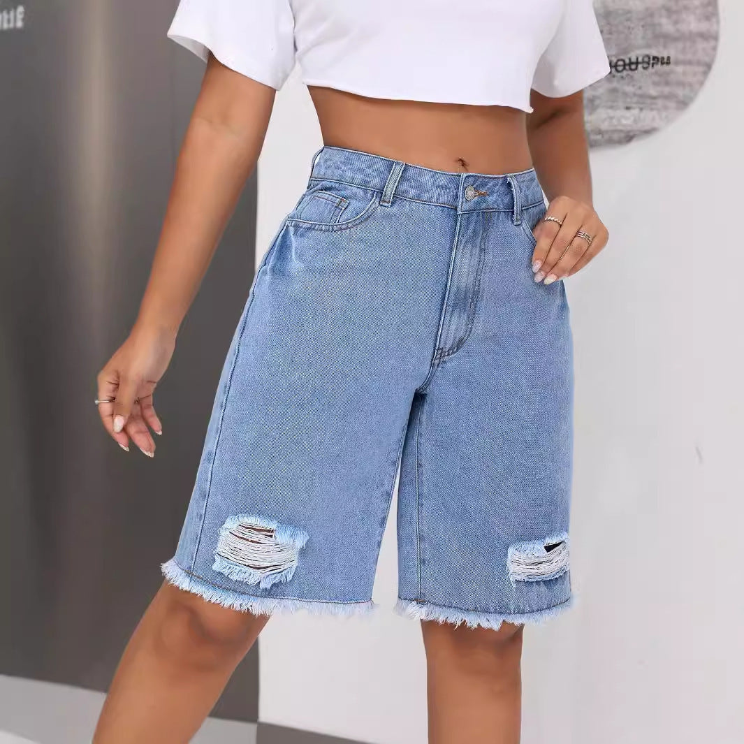 Casual Ripped Jorts