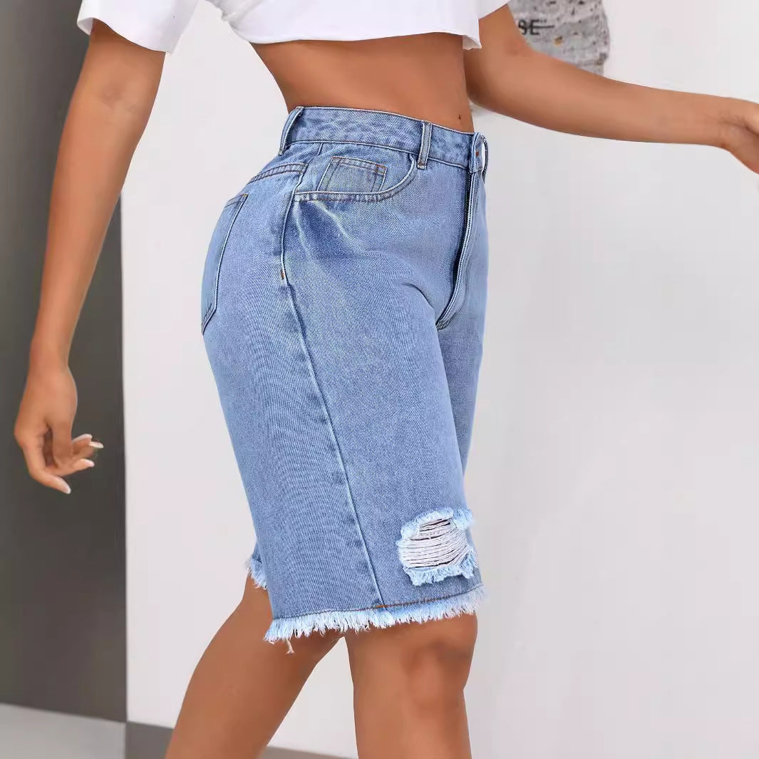 Casual Ripped Jorts